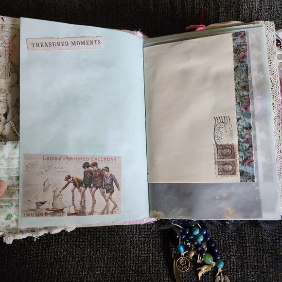 "More Than Happy" Junk Journal, 9in x 6in x 2.5in, 158pages - Picture 5 of 15